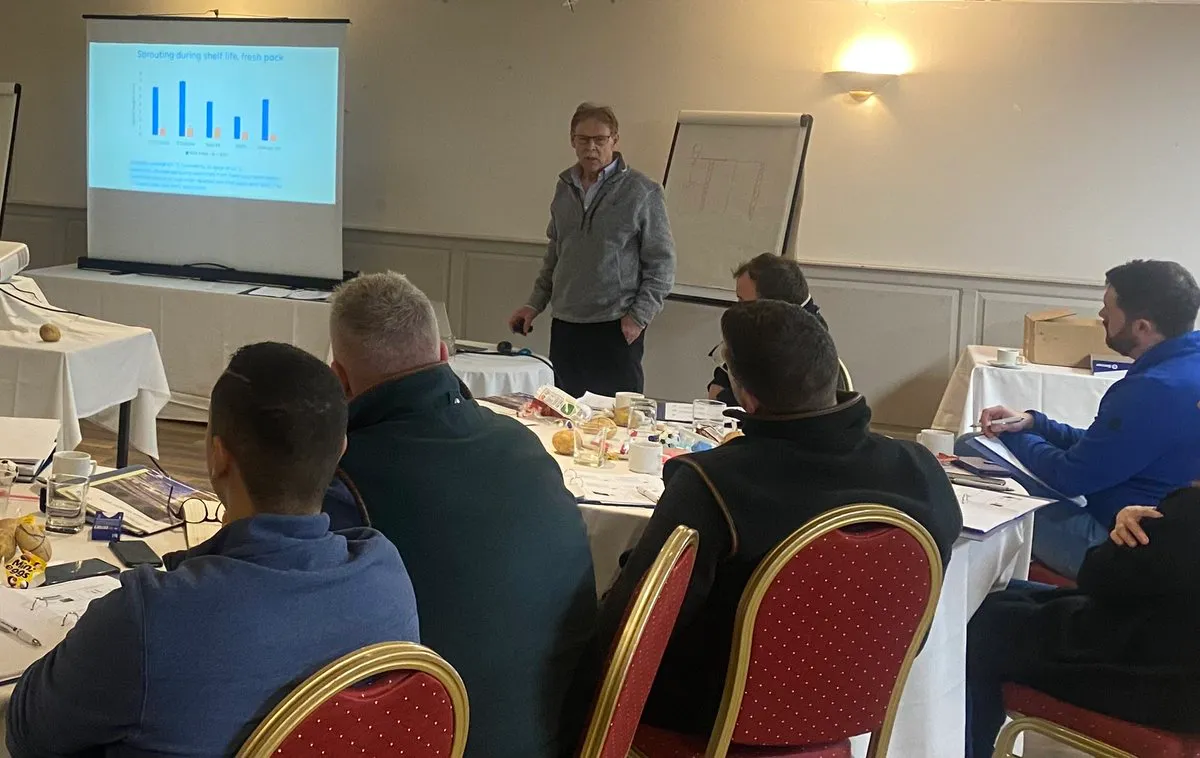 RT @accunnington Thanks to everyone who supported the 2023 #PSI residential Potato Store Managers Course held over the last couple of days, including our three international delegates from Brazil, Canada and the USA. #skills #knowledgetransfer #potatostorage
